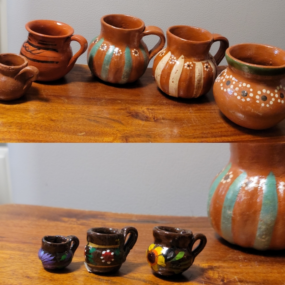 8 Clay Cups